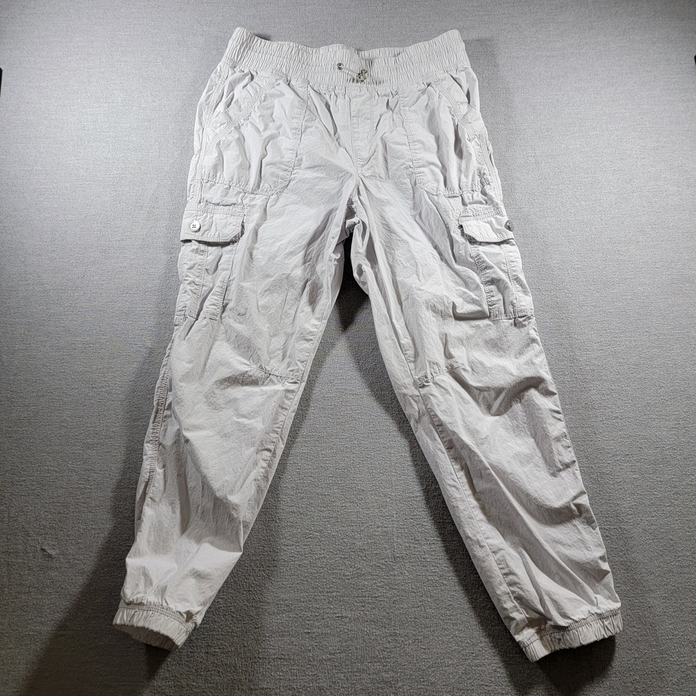 Calvin Klein Performance Cargo Joggers Womens Small Gray Excellent Cotton Pants